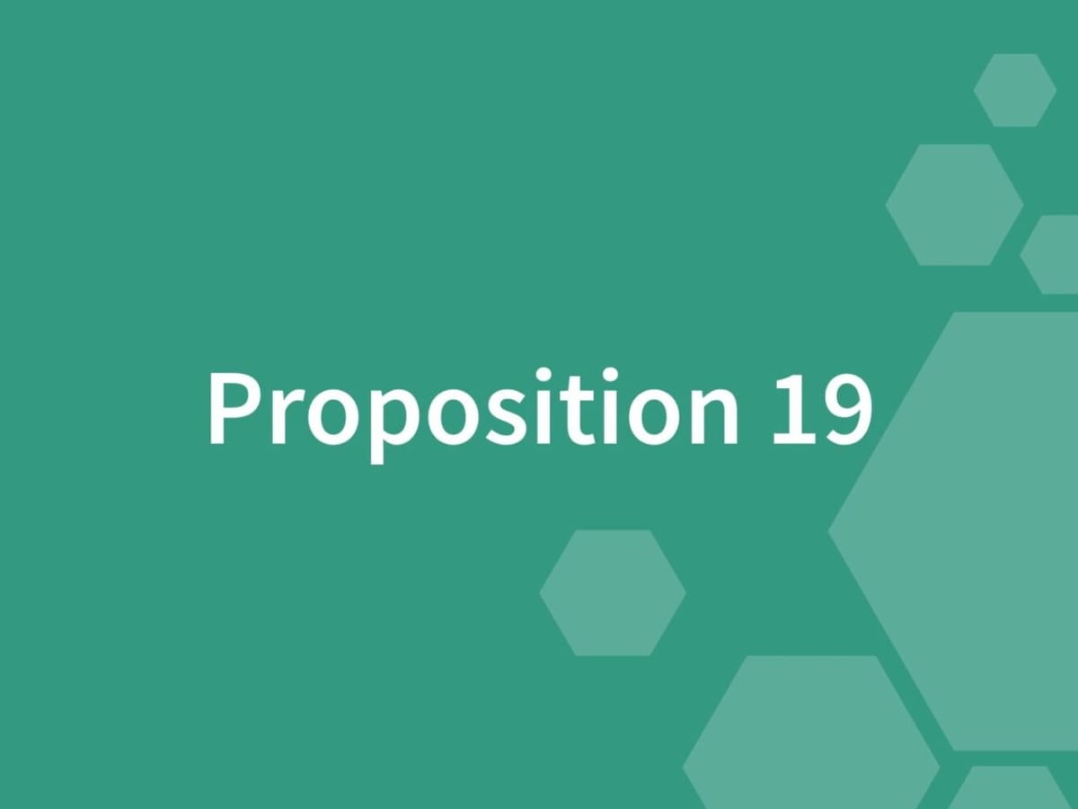 Proposition 19 – What Happens Now?